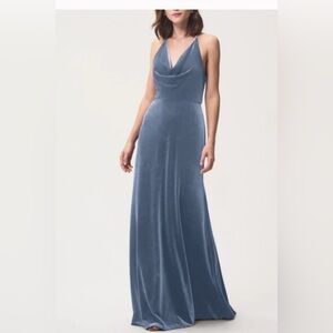 Jenny Yoo Backless Blue Dress, Sullivan dress size 2